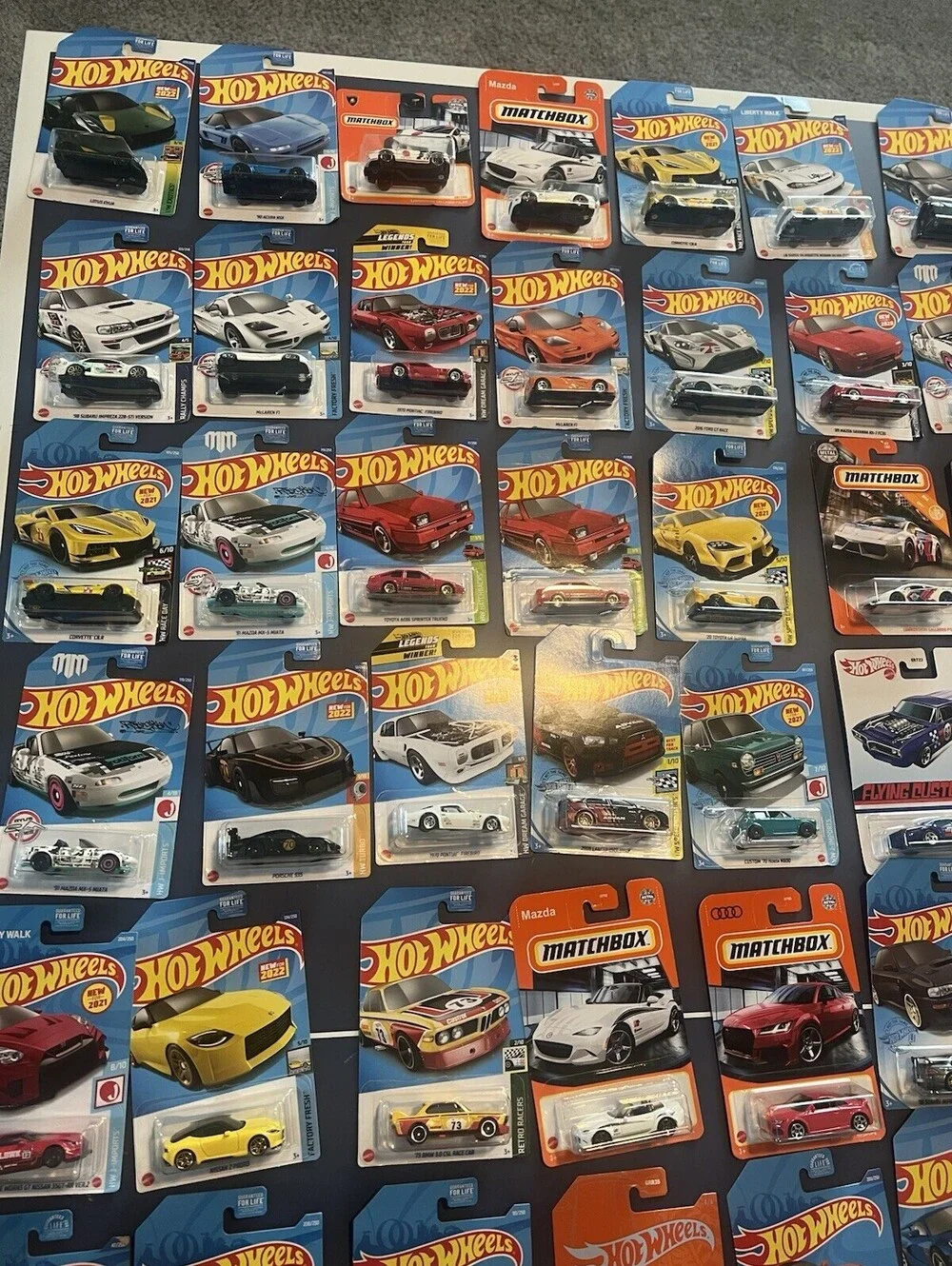 Hot Wheels 1:64 Car Lot Of 113 2020-2023 Unopened Carded Mainline Supercar JDM